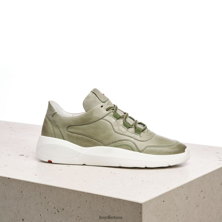 LLOYD žemi odiniai sportbačiai moterys avalynė žalias VF40PZ830