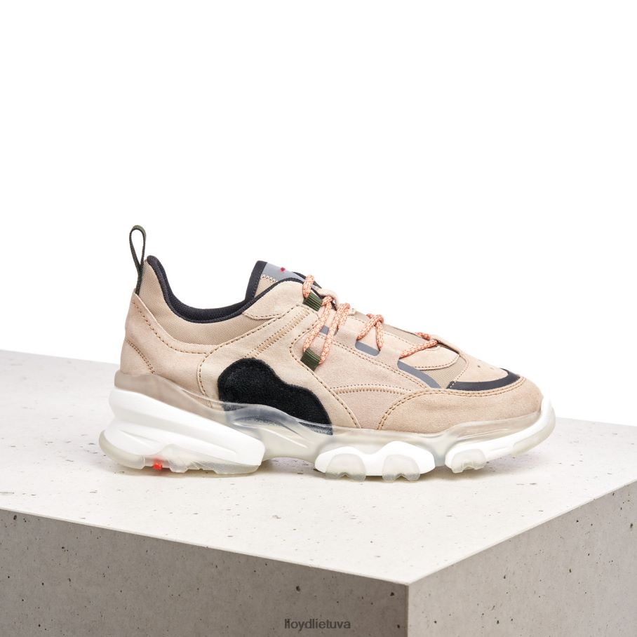 LLOYD žemi sportbačiai moterys avalynė smėlio spalvos VF40PZ778