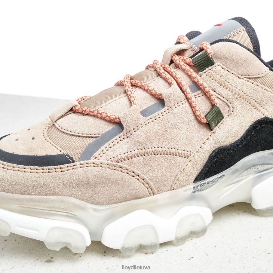 LLOYD žemi sportbačiai moterys avalynė smėlio spalvos VF40PZ778