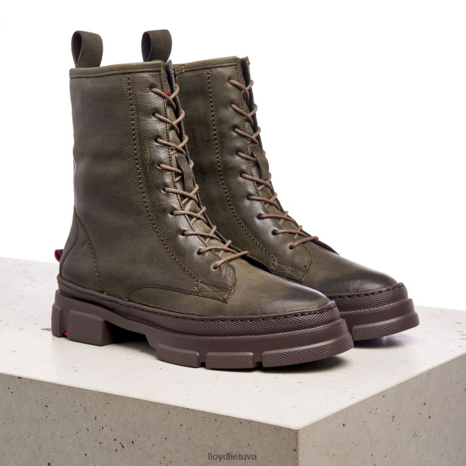 LLOYD ypač lengvi odiniai kulkšnies batai moterys avalynė žalias VF40PZ973