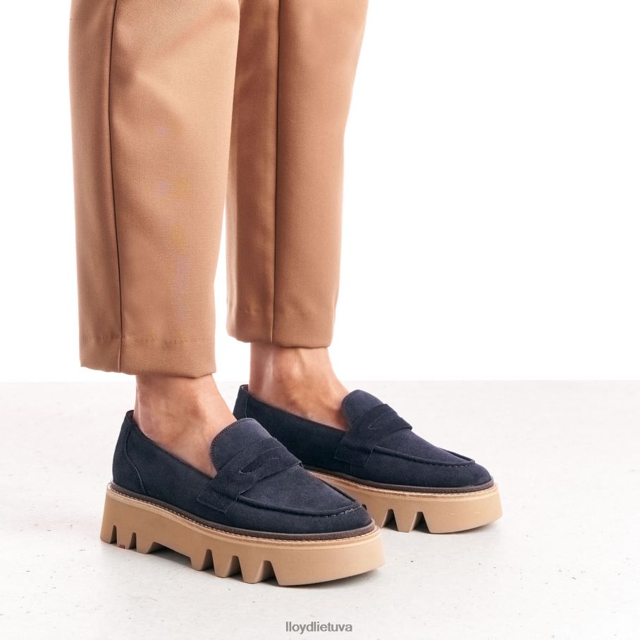 LLOYD odinė užsegama šlepetė moterys avalynė mėlyna VF40PZ1074