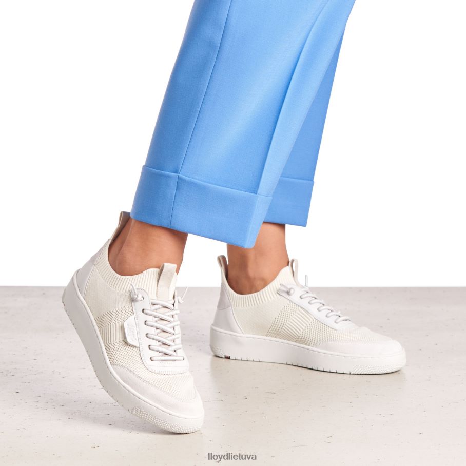 LLOYD dėmėti lygios odos sportbačiai moterys avalynė baltas VF40PZ806