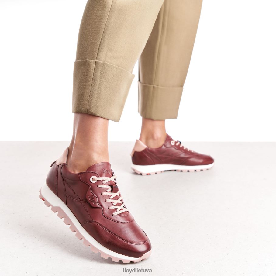 LLOYD žemi sportbačiai moterys avalynė raudona VF40PZ803