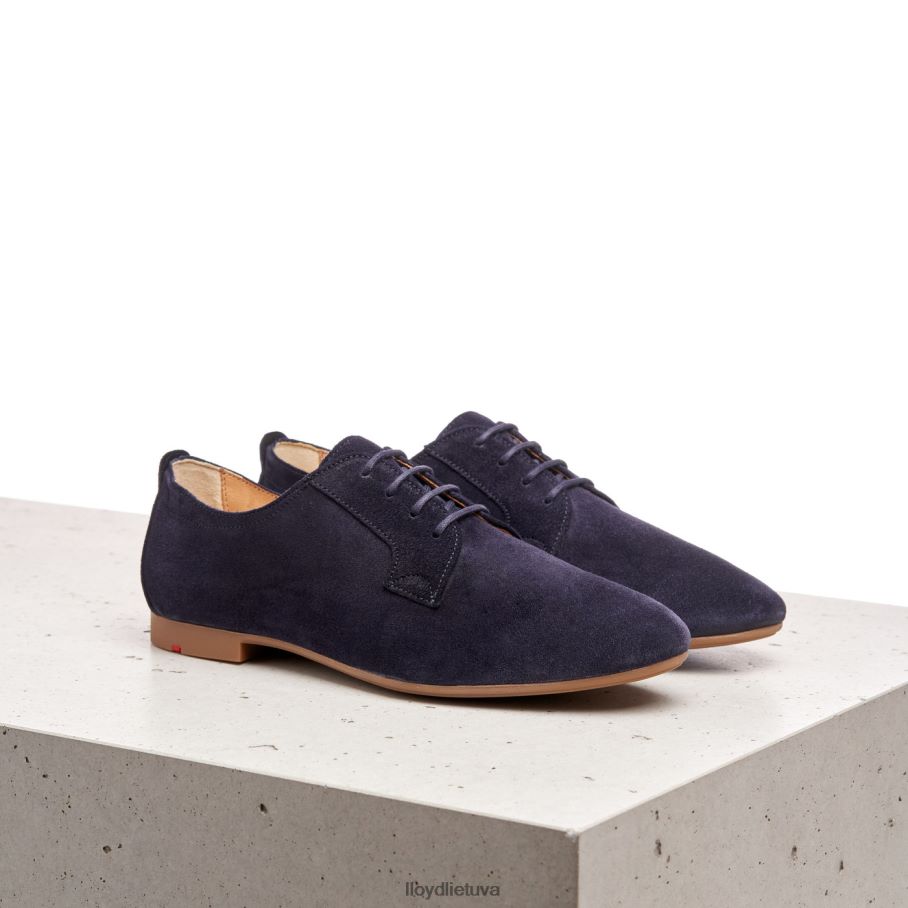 LLOYD zomšiniai suvarstomi pusbačiai moterys avalynė mėlyna VF40PZ1188