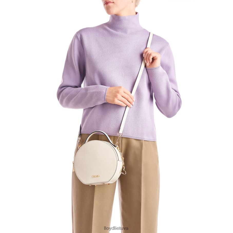 LLOYD apvalus krepšys moterys priedai smėlio spalvos VF40PZ1280